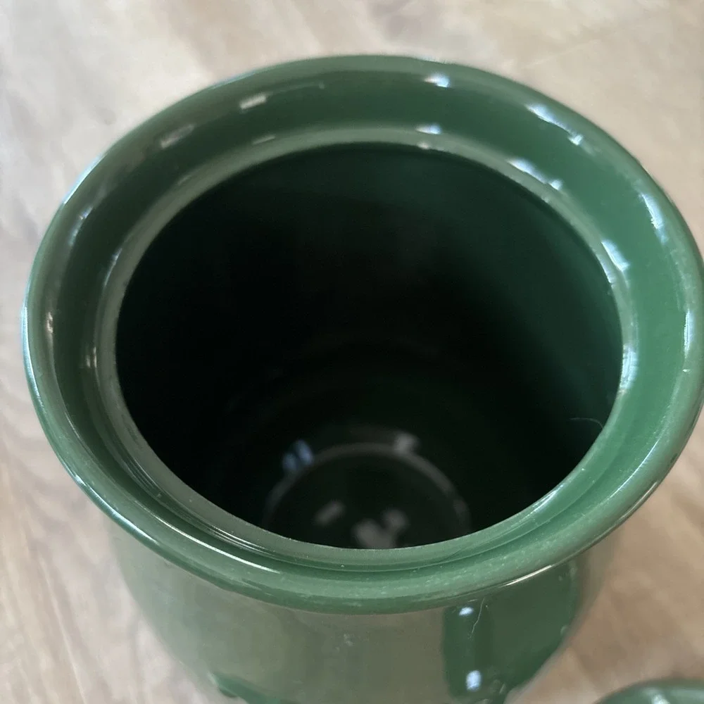 Hall China Rich Green Tea Jar Vintage Retro Cottage Core Kitchen